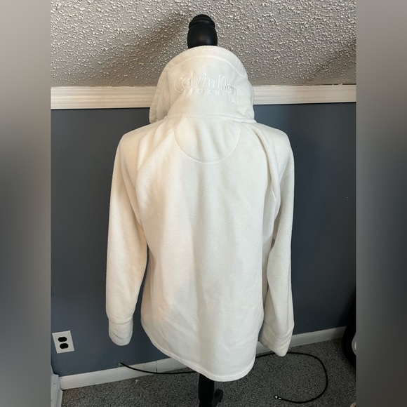 EUC Calvin Klein fleece zip up - Picture 2 of 5